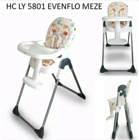  Kursi  Makan  High Chair LY5801 Evenflo MEZE Serbada com